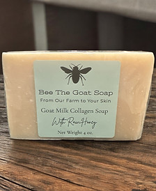 Bee The Goat Soap: Goat Milk Collagen Soap, 4 oz Rosemary