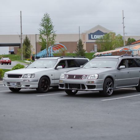 Parked up with the RAD folks of          KC Cars & Coffee