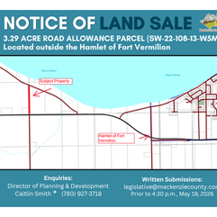 Notice of Land Sale - SW-22-108-13-W5M