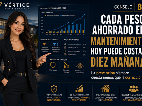 Mantenimiento preventivo: cada peso ahorrado hoy, puede costar diez mañana.