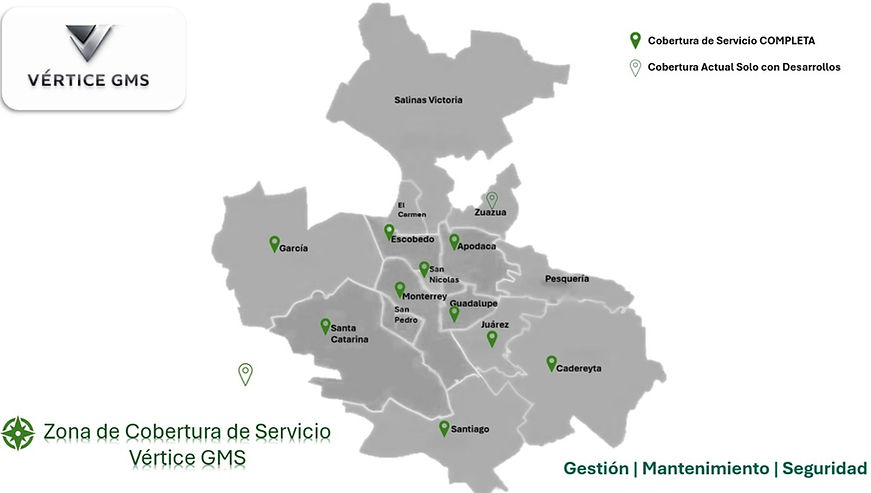 Ubicación de empresa de administración de condominios en Monterrey