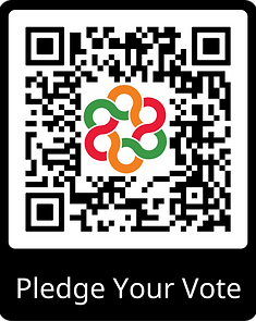 QR Code that takes you to the Not One Seat Unity Pledge