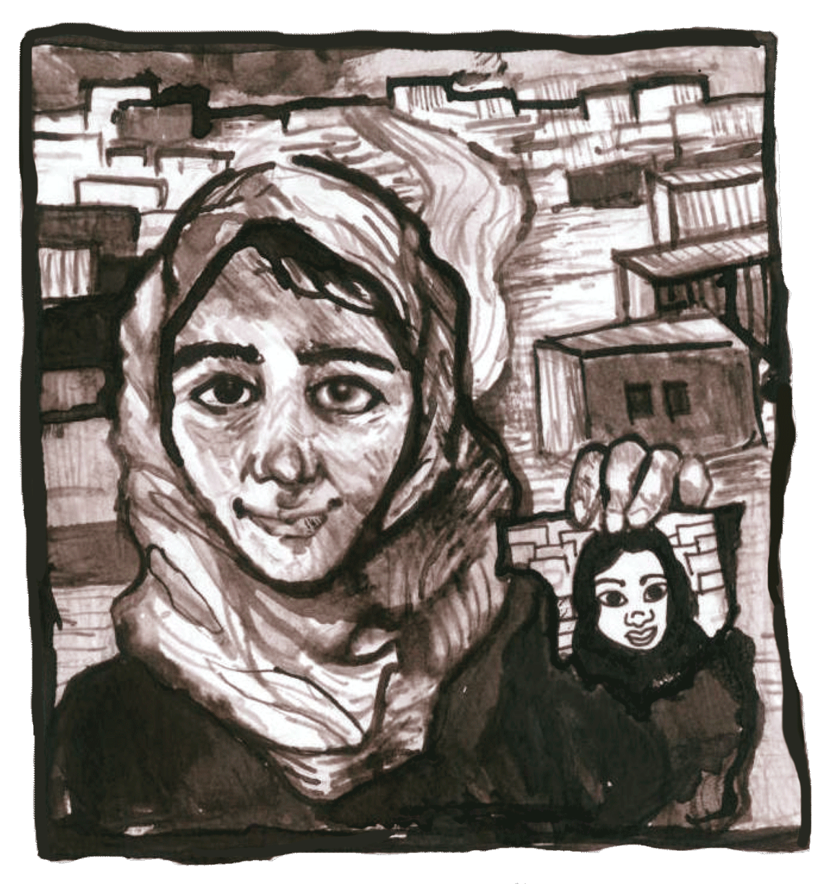 refugeegirlwcomicblinkingbrwn.gif