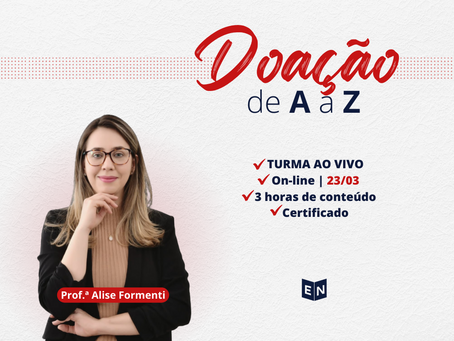 CURSO DE DOAÇÃO DE A a Z