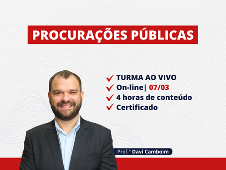 CURSO DE PROCURAÇÕES PÚBLICAS