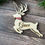 Thumbnail: Personalised Wooden Reindeer Christmas Tree Decoration