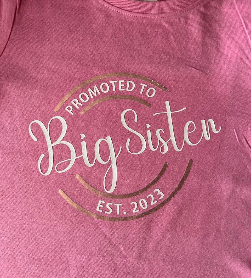 Promoted to Big Sister T Shirt