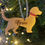 Thumbnail: Personalised Wooden Dog Christmas Tree Decoration