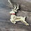 Thumbnail: Personalised Wooden Reindeer Christmas Tree Decoration