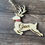Thumbnail: Personalised Wooden Reindeer Christmas Tree Decoration