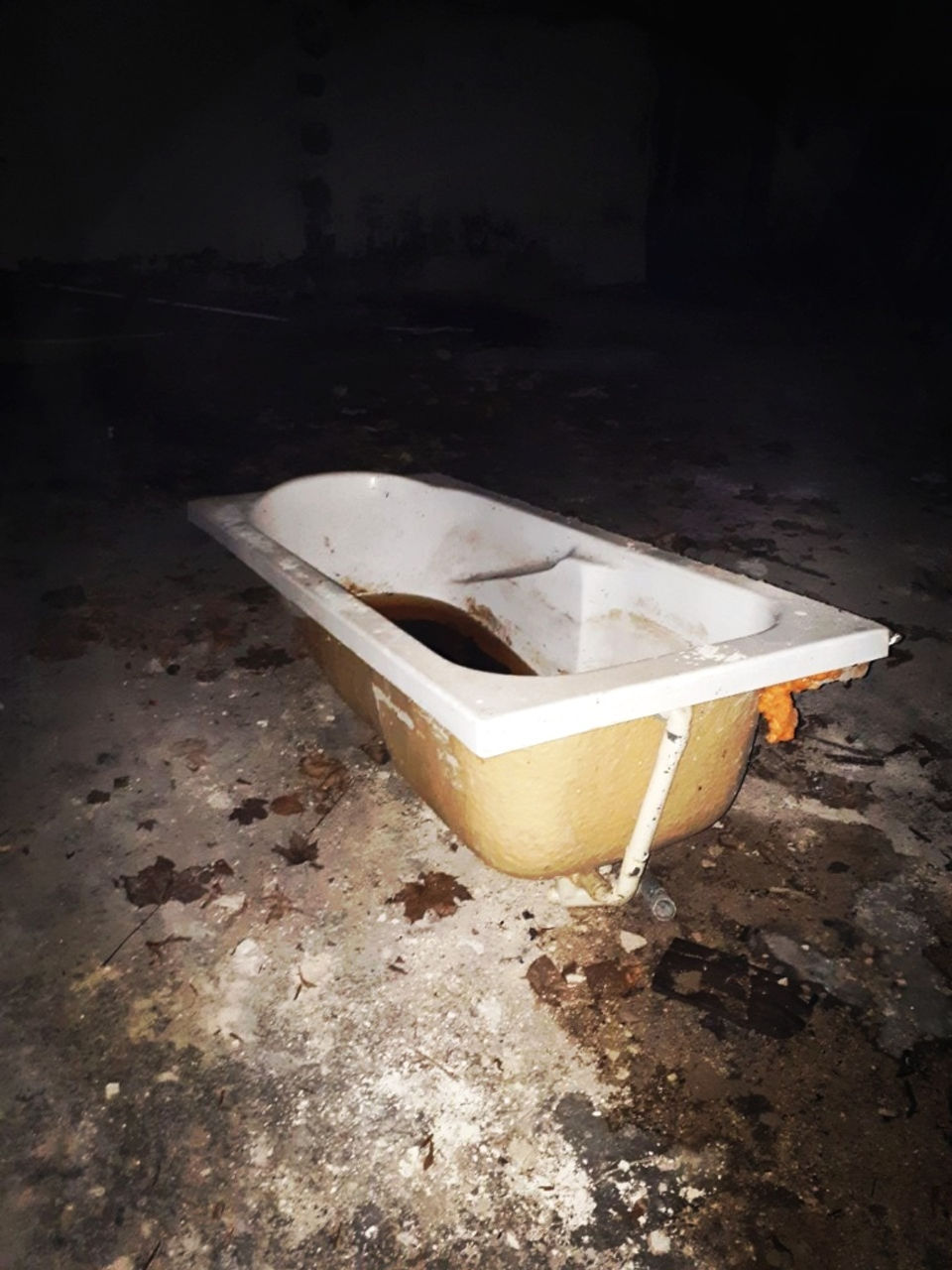 Vergessene Badewanne