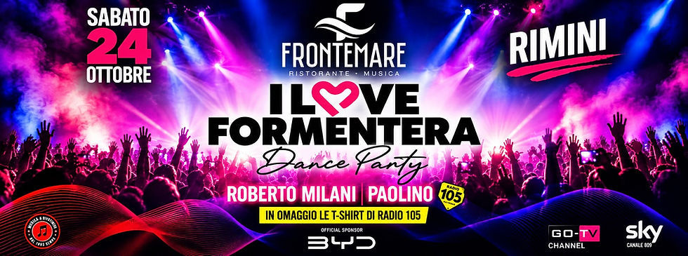 Fantastica | I LOVE FORMENTERA, Sabato 24 Ottobre