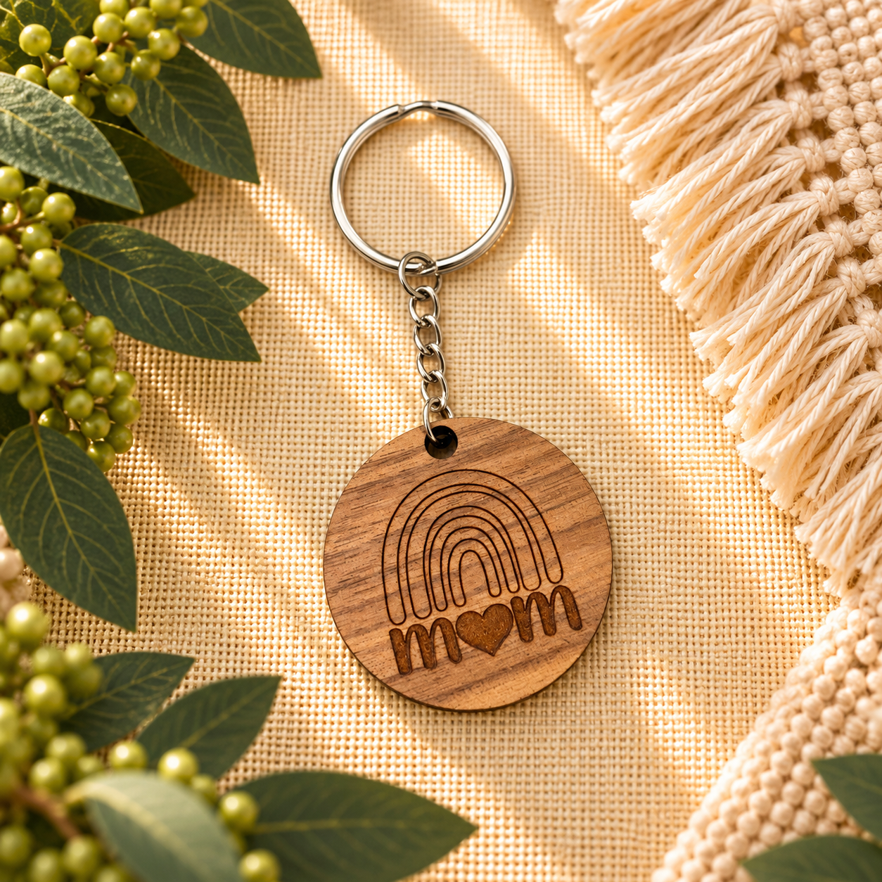 Mom's Rainbow Keychain | Meaningful Collection