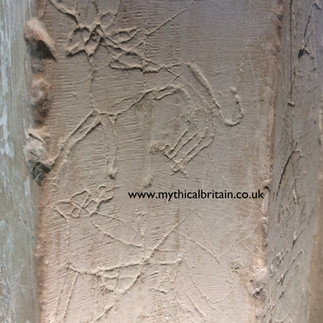 Graffito of animals at Ashwell