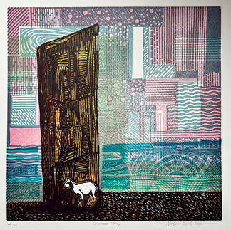 Stones of Stenness Linocut Print
