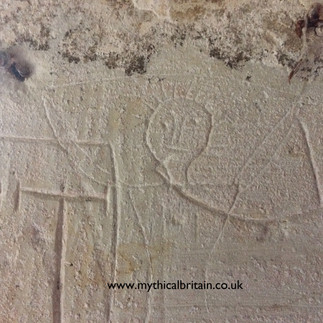 Medieval graffiti at St Vincents Herts