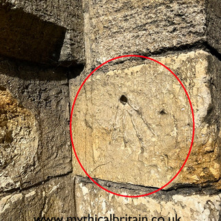 Medieval graffiti at Little Chishill Cambridgeshire