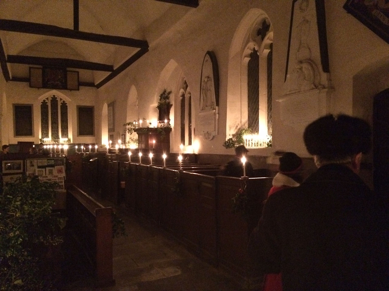 The church gets ready for the show