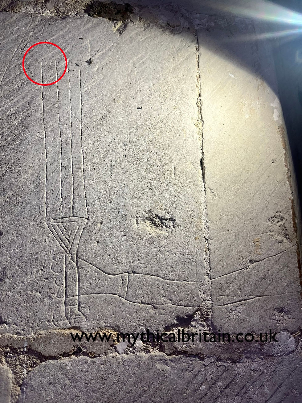 Medieval graffiti at Sawston