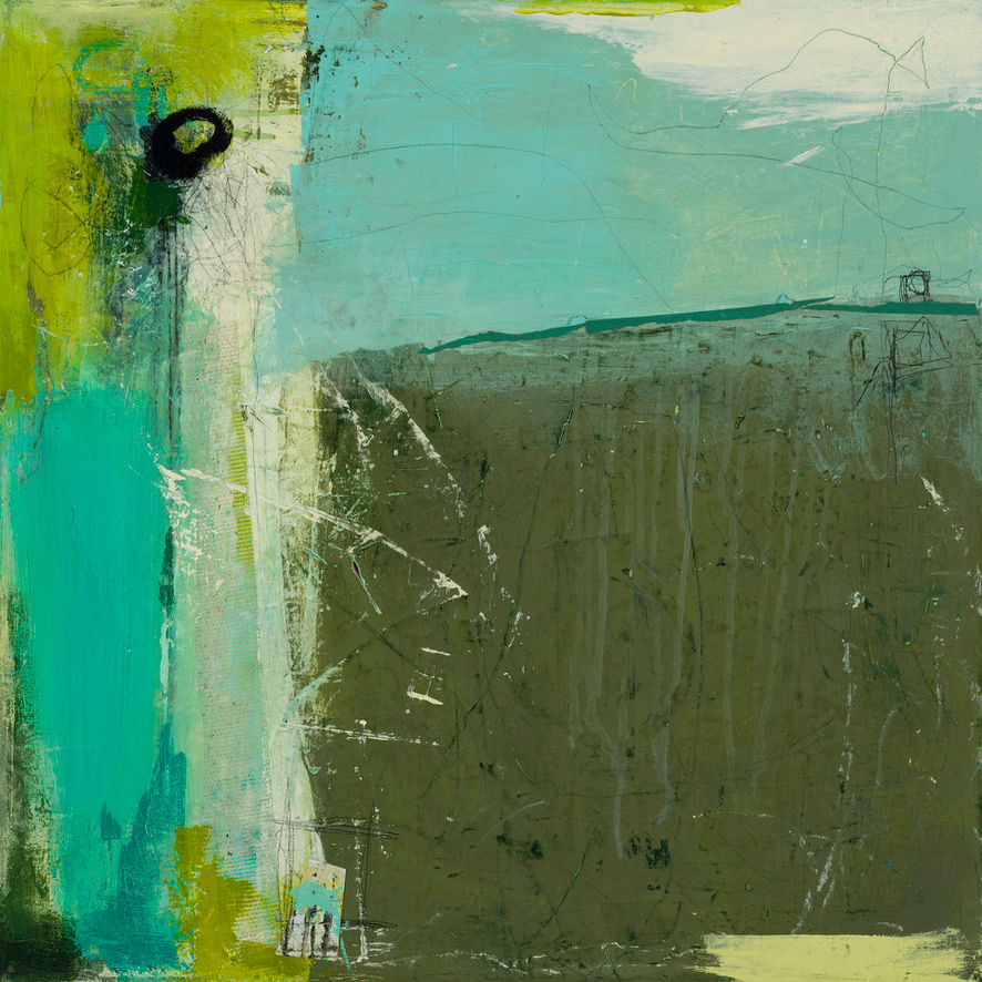 Petrichor 24x24x1.5, 2023 Acrylic/Mixed Media on canvas