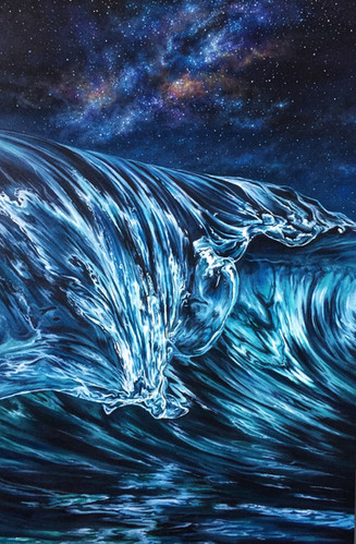 NATURE painting, LK Wurzer Art, water painting