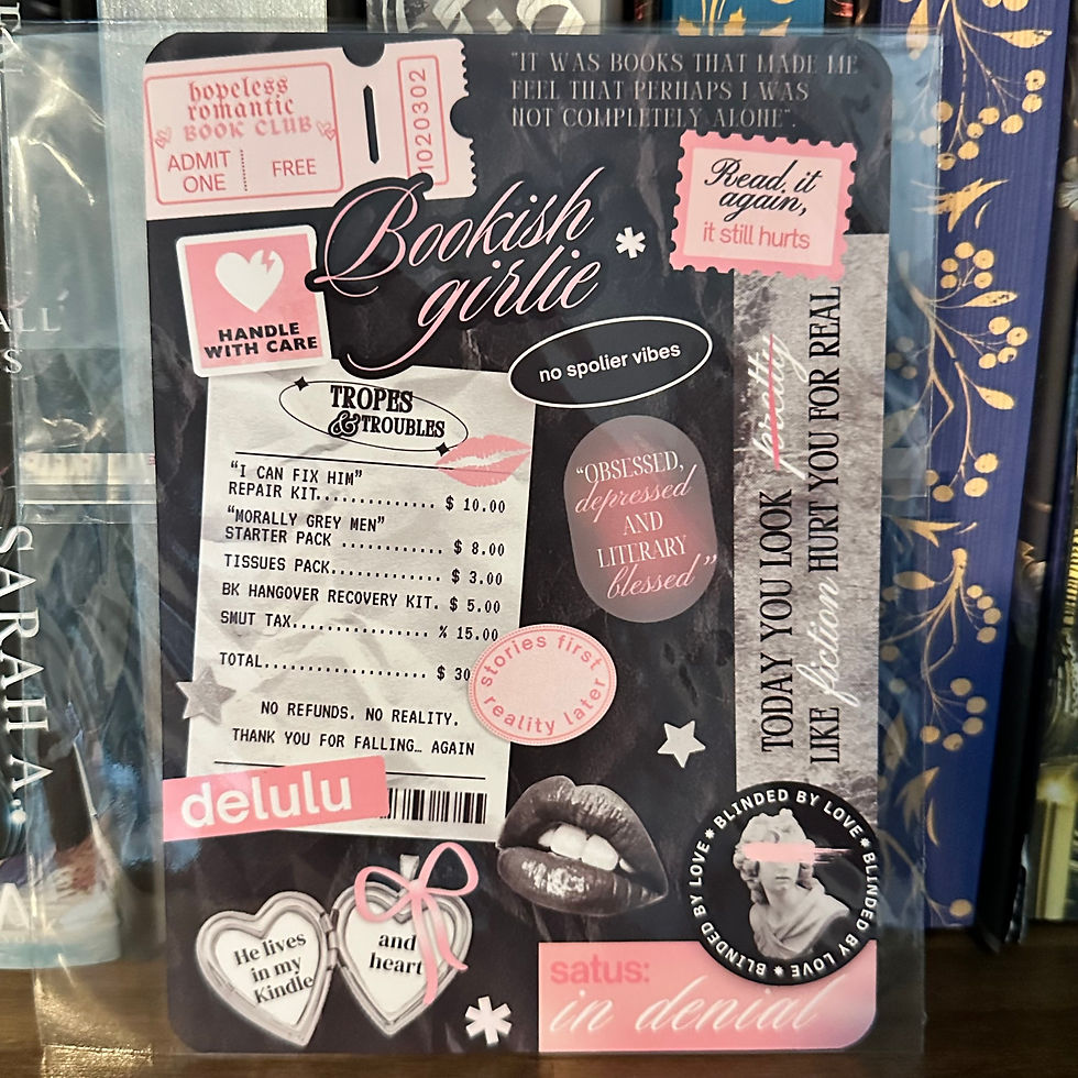 Bookish Girlie Kindle Insert