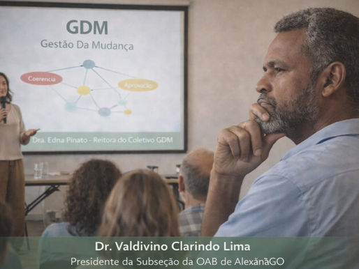 Pessoas assistindo à palestra sobre o Coletivo GDM Gestão da Mudança