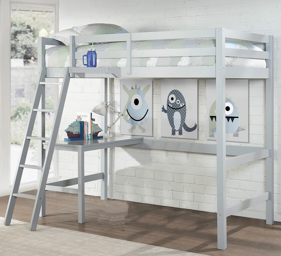 2177-320 Loft Bed with Table...COMING SOON*