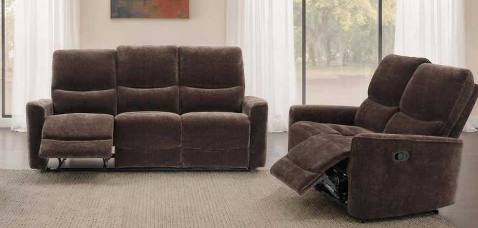 Thumbnail: NAVARRO UPHOLSTERED RECLINING SOFA SET