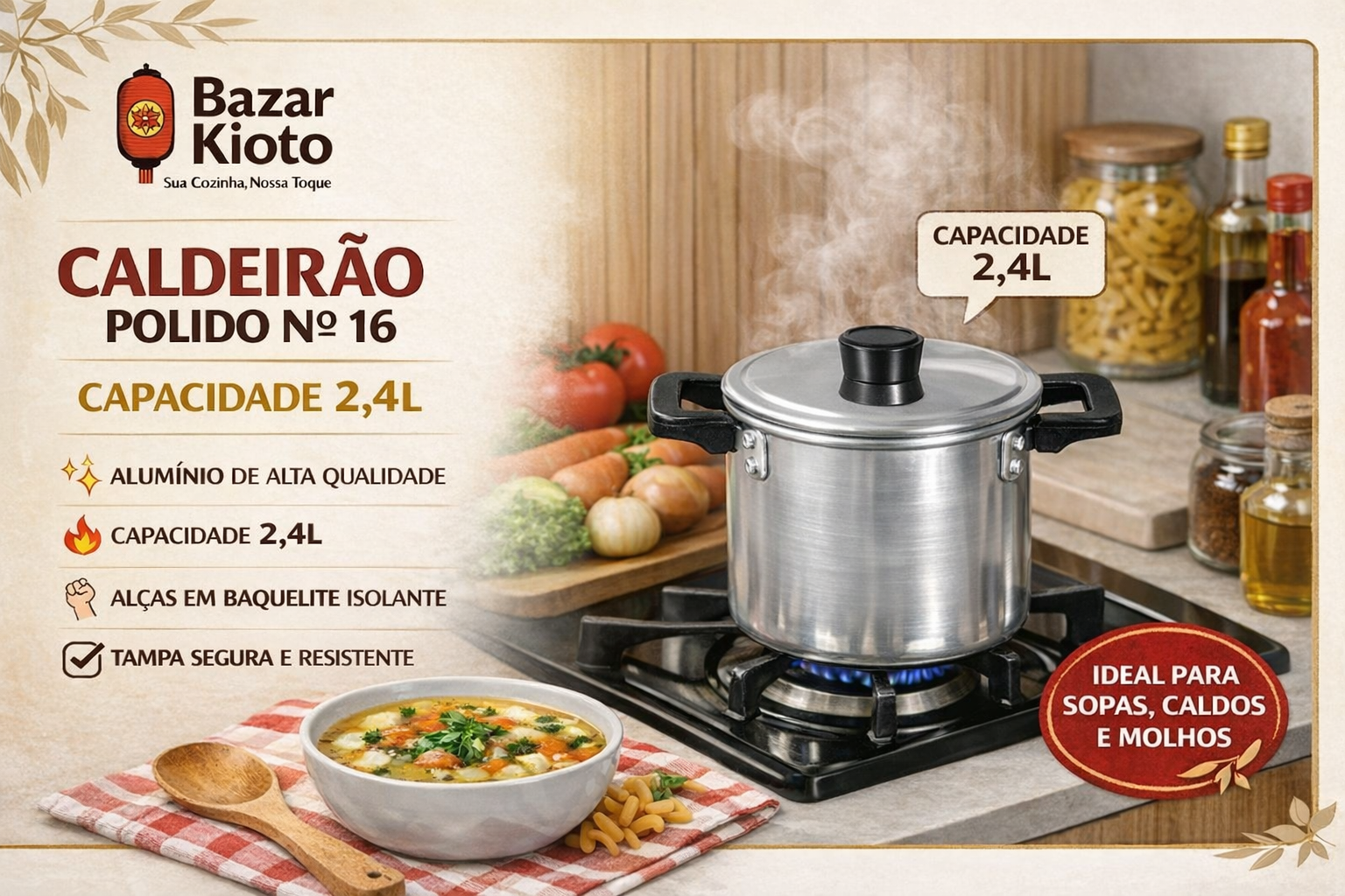 CALDEIRAO POLIDO Nº 16