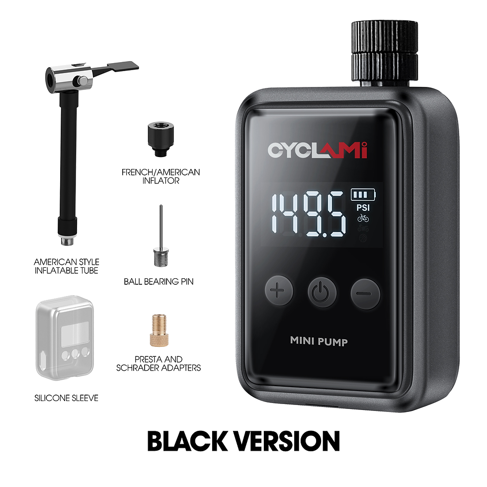 Miniatura: 150PSI Portable Pocket Bike Electric Air Pump Schrader Presta Valve MTB MINI Rec