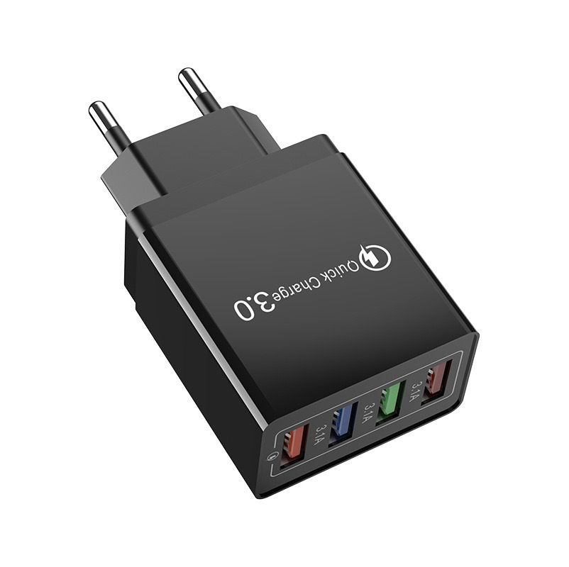Miniatura: Fast 4 USB Charger Quick Charge 3.0 Fast USB Wall Charger Portable Mobile Charge