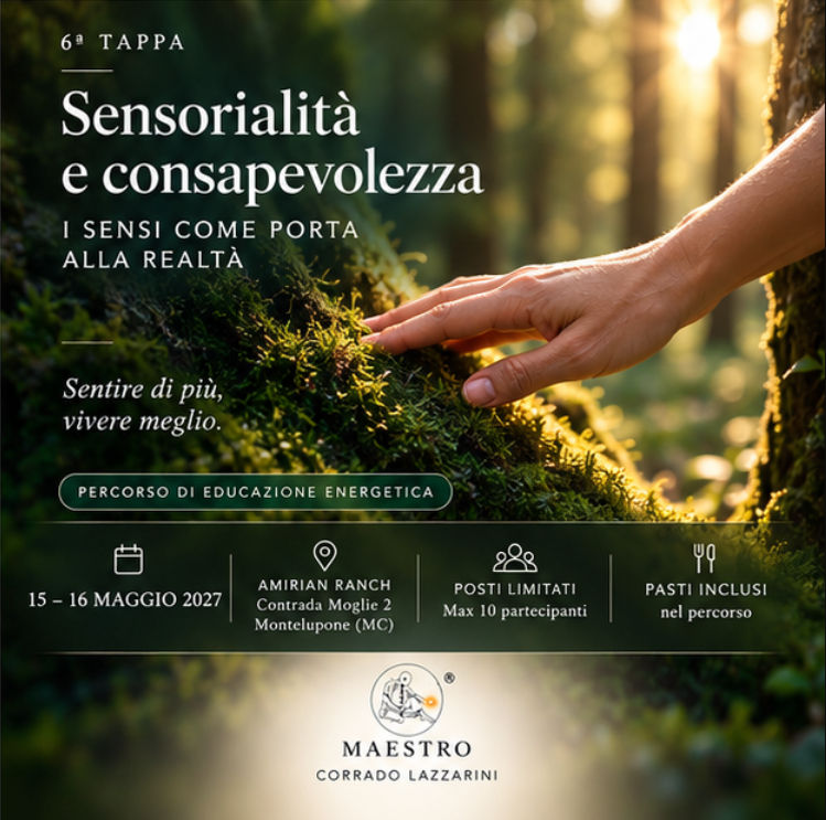 Sensorialità e consapevolezza