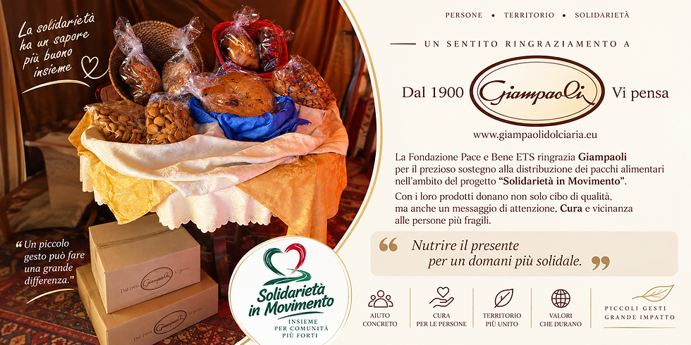 Gianpaoli e Fondazione Pace e bene