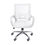 Miniatura: CADEIRA TOK BAIXA BRANCA BASE RODIZIO