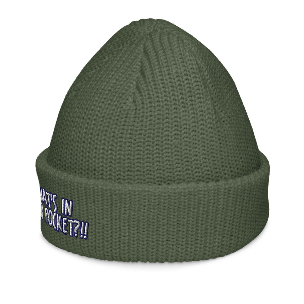 Thumbnail: WHAT'S IN YOUR POCKET?!! Fisherman beanie