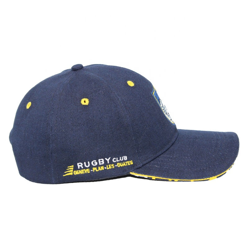 Thumbnail: Custom Design Sandwich Brim Rugby Hats with Embroidery logo