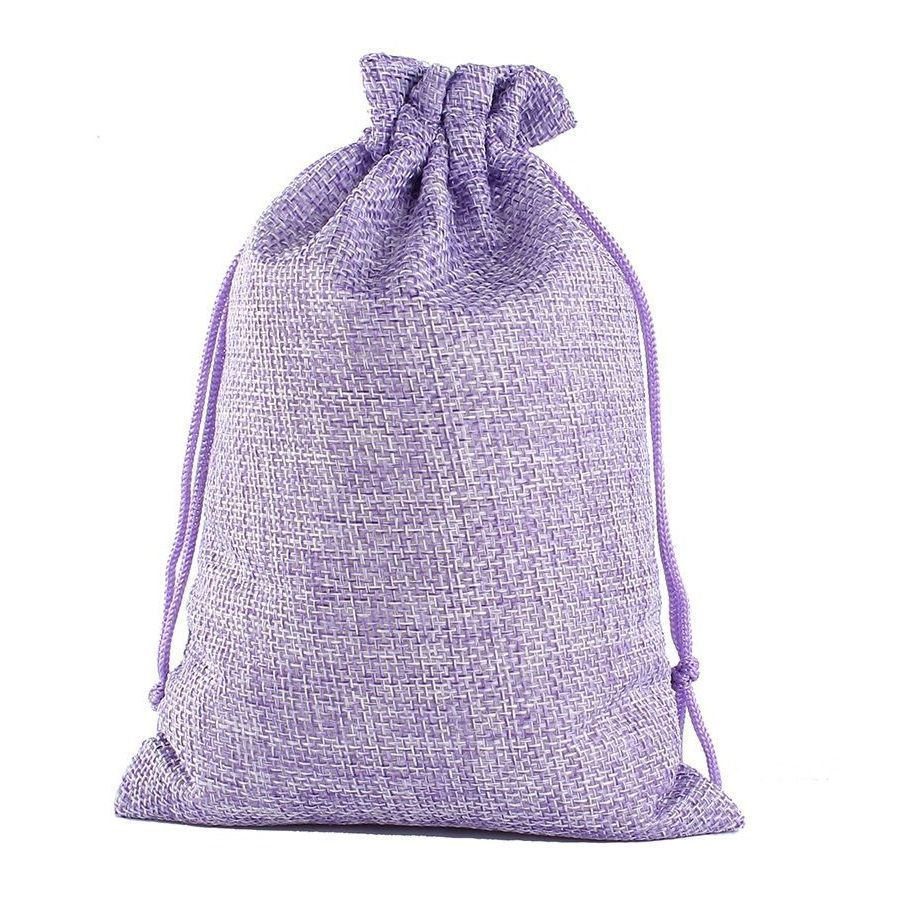 Thumbnail: Custom Jute Drawstring Gift Bag