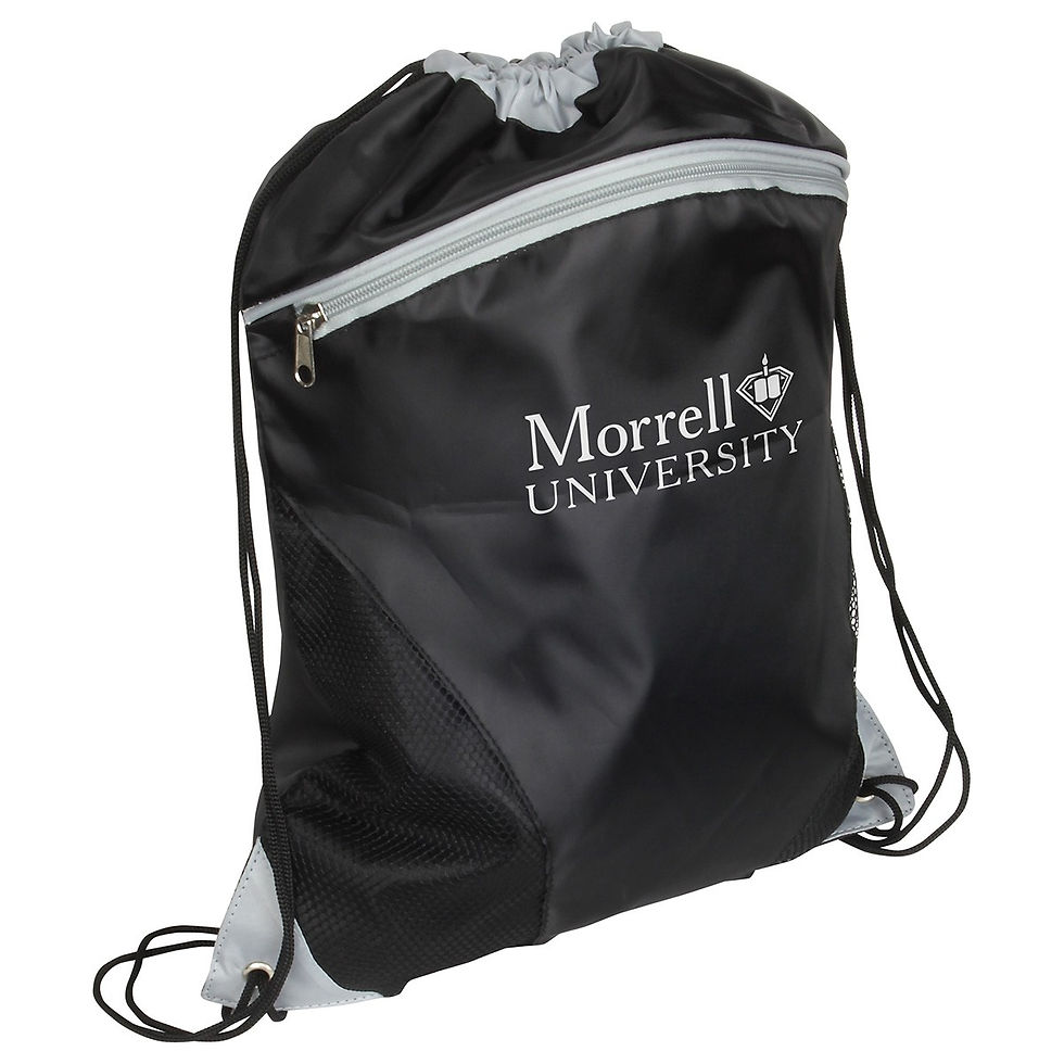 Thumbnail: Custom Cyclone Mesh Curve Drawstring Backpack