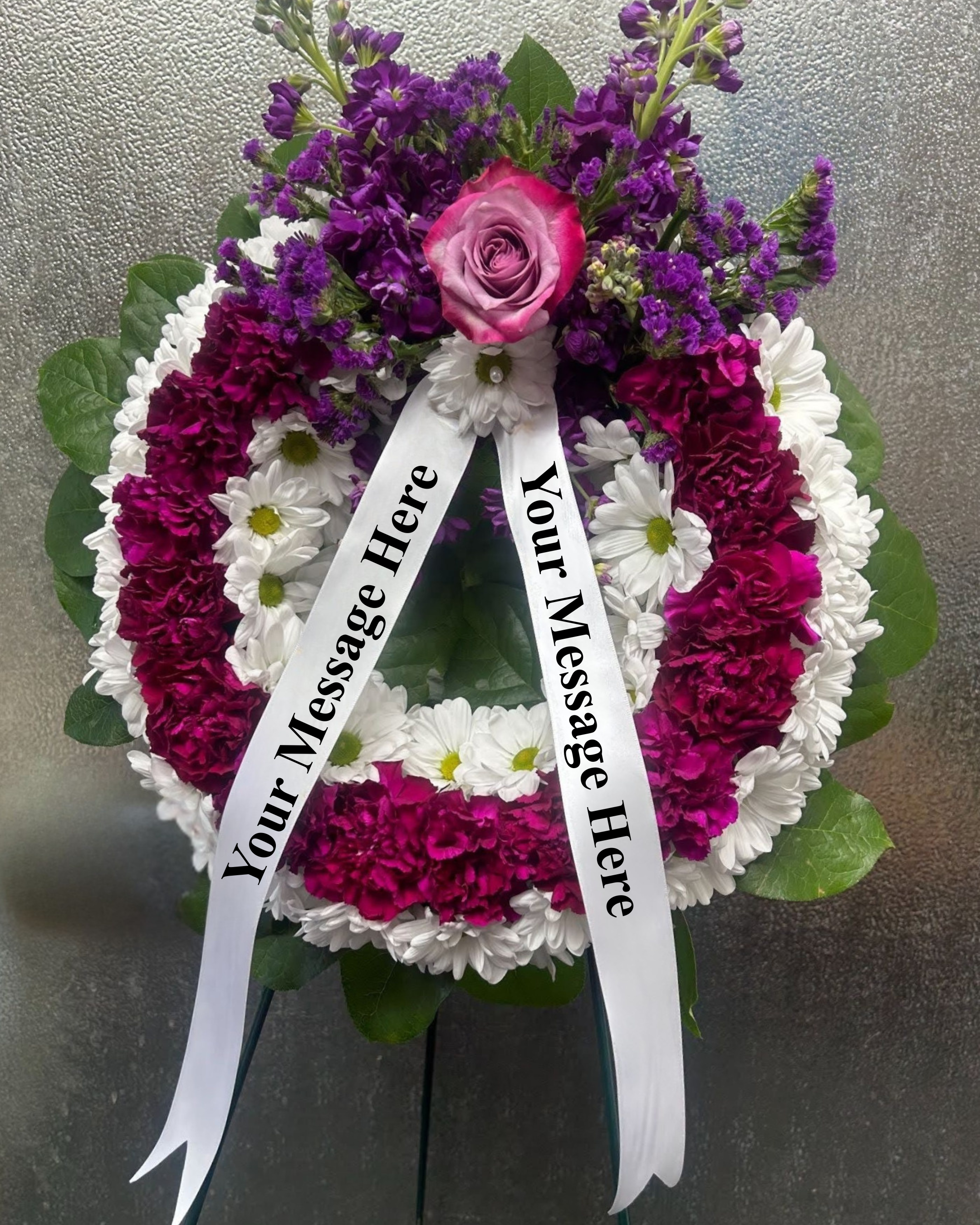 Purple Grace Wreath