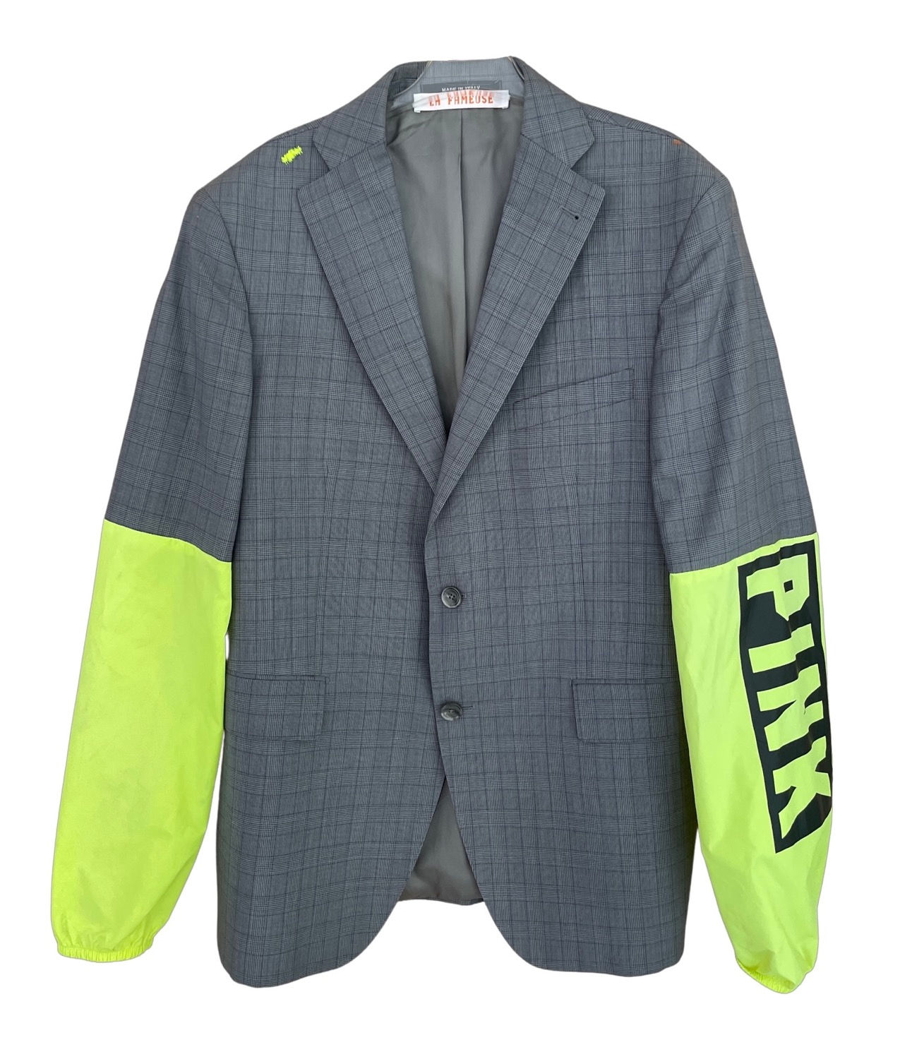 Jacket & manches coupe-vent fluo