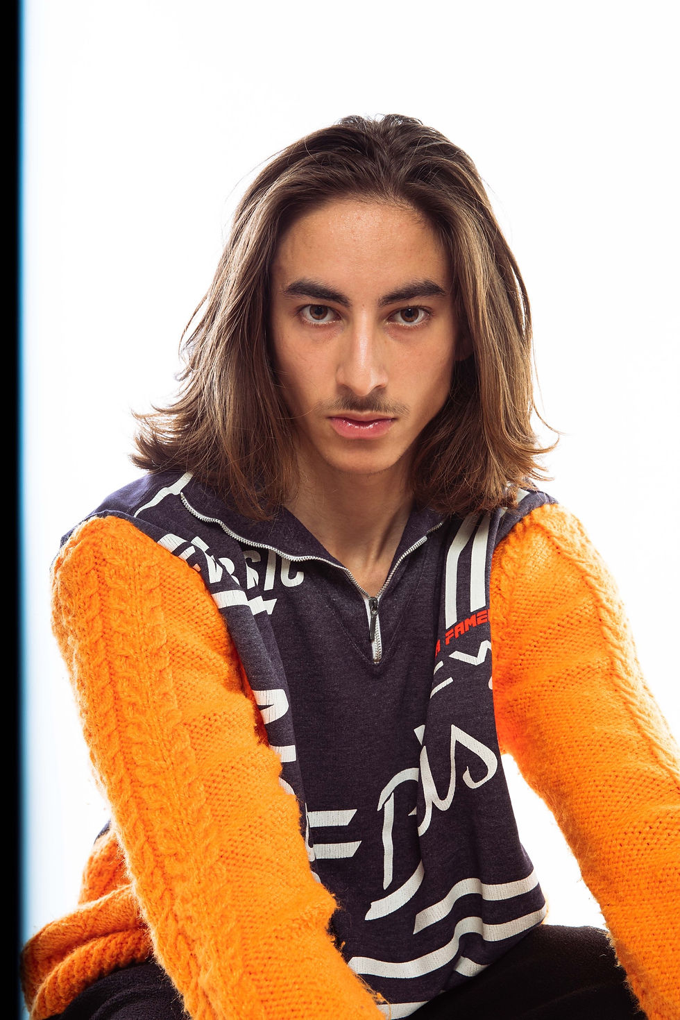 Miniature : Sweat 80’s mix laine fluo 