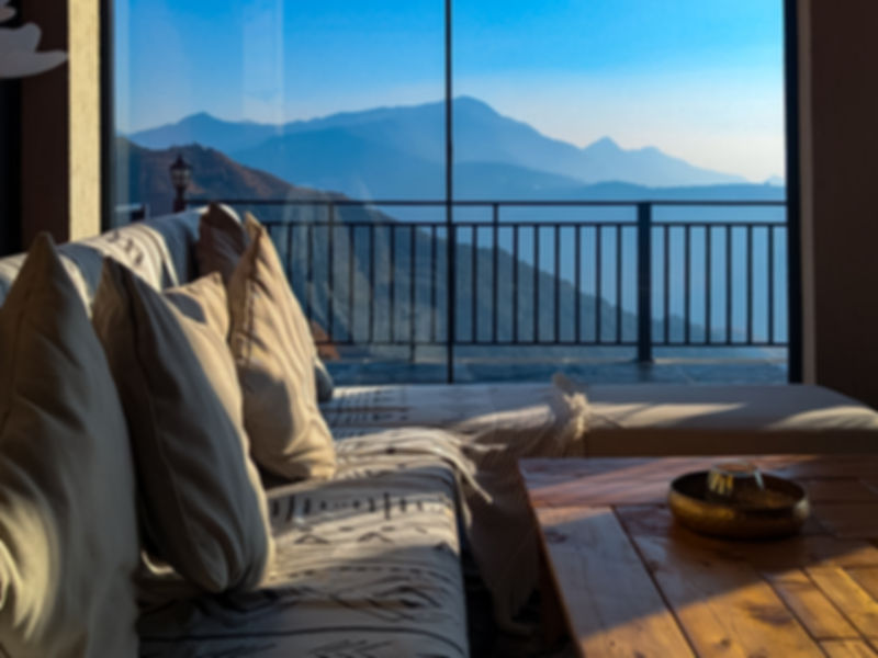 Himalayan Hidden House, Chakrata living room