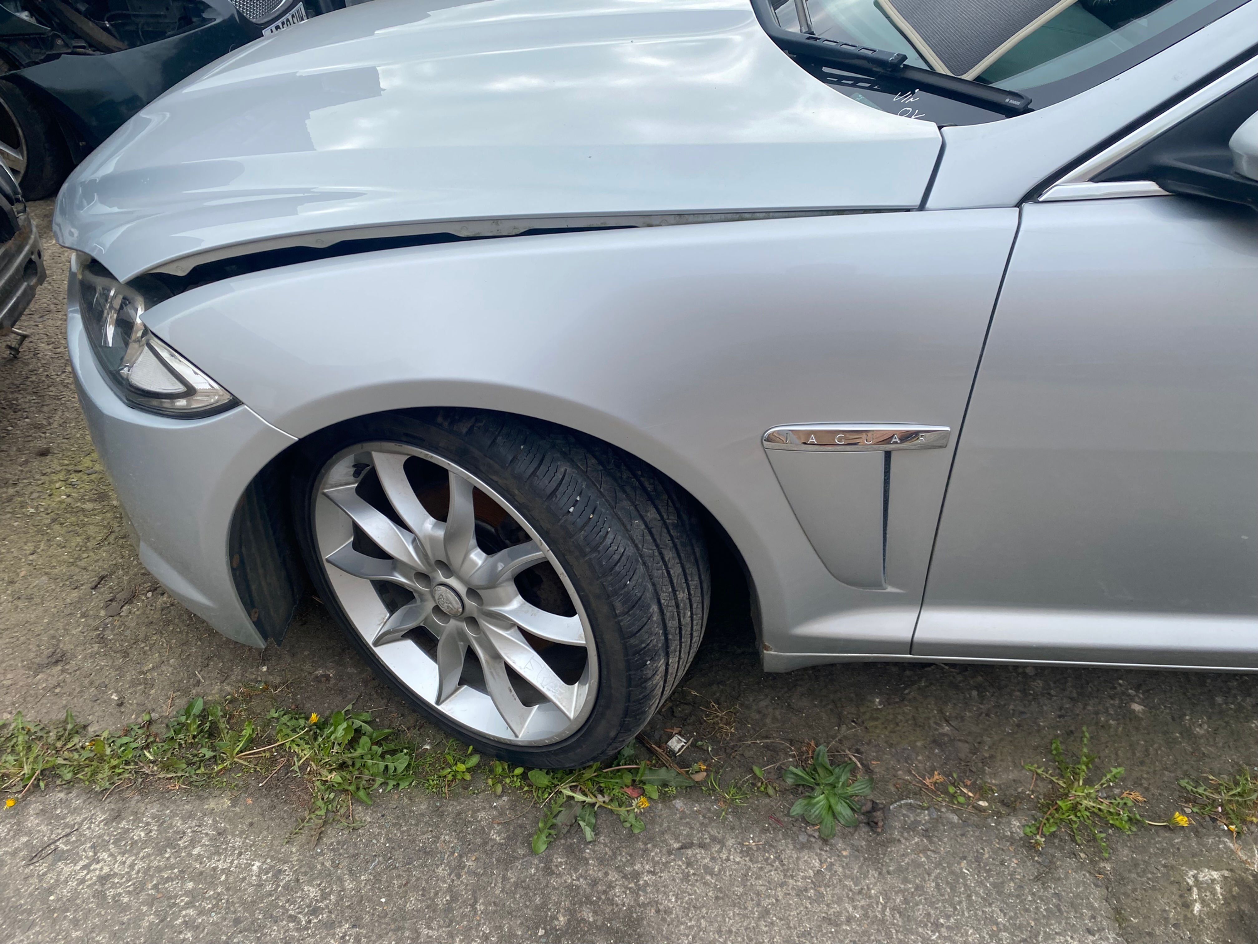 JAGUAR XF (FACELIFT) (2012-2015) LH WING (RHODIUM SILVER MEN) C2Z16959