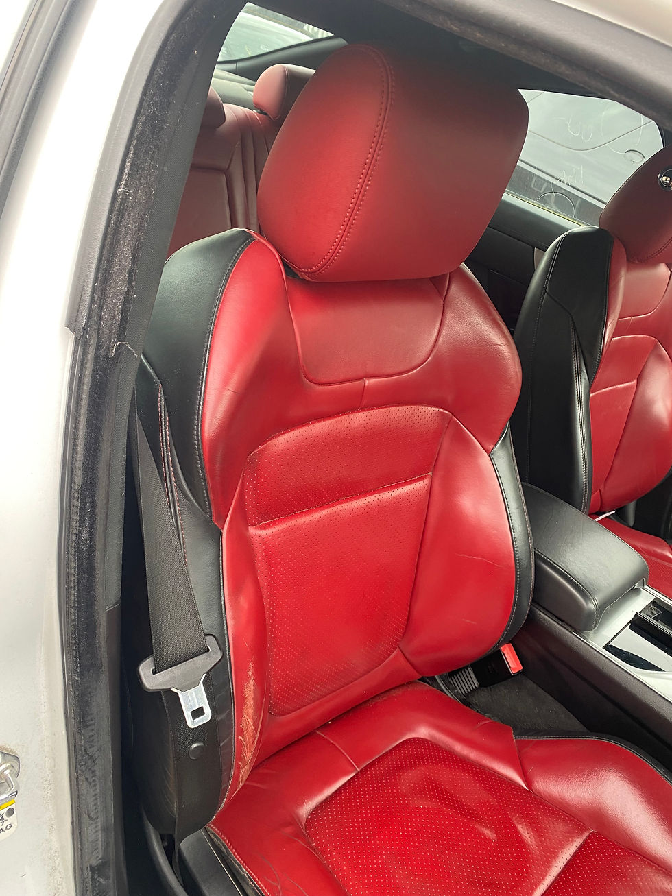 Thumbnail: JAGUAR XF (X250) (2012-2015) SET OF HEATED & COOLED SEATS (RED LEATHER) (SALOON)