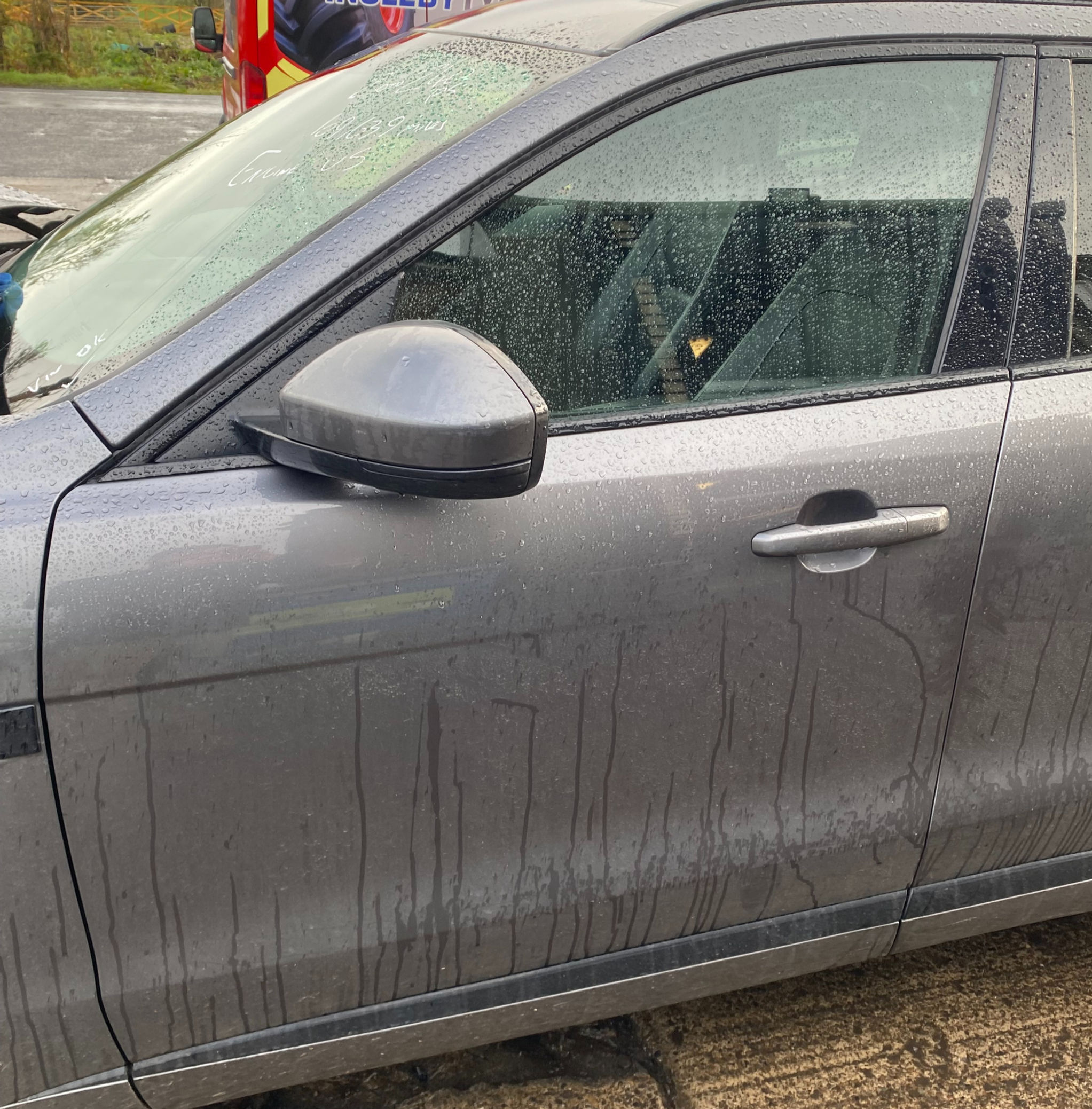 Jaguar F-Pace NSF/LHF Door Assembly T4A1369 CORRIS GREY LKH