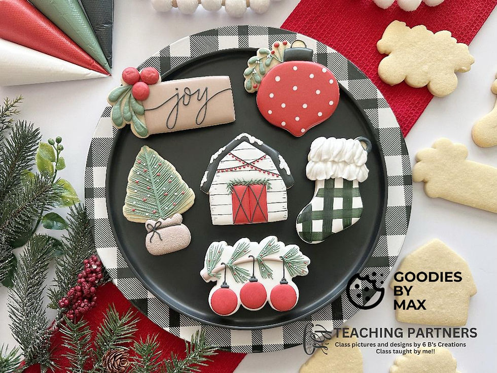 "Christmas" Cookie Decorating Class (Intermediate)