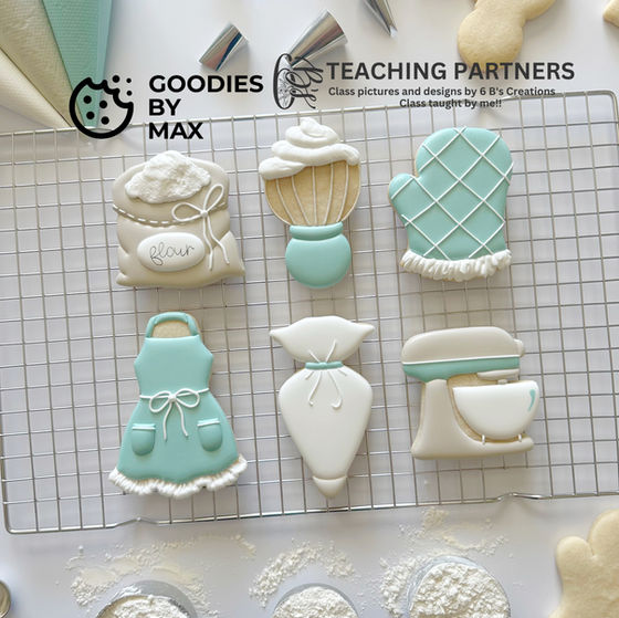 Baking themed cookies, Goodies by Max, Teaching Partners, K.B.O. Creations.