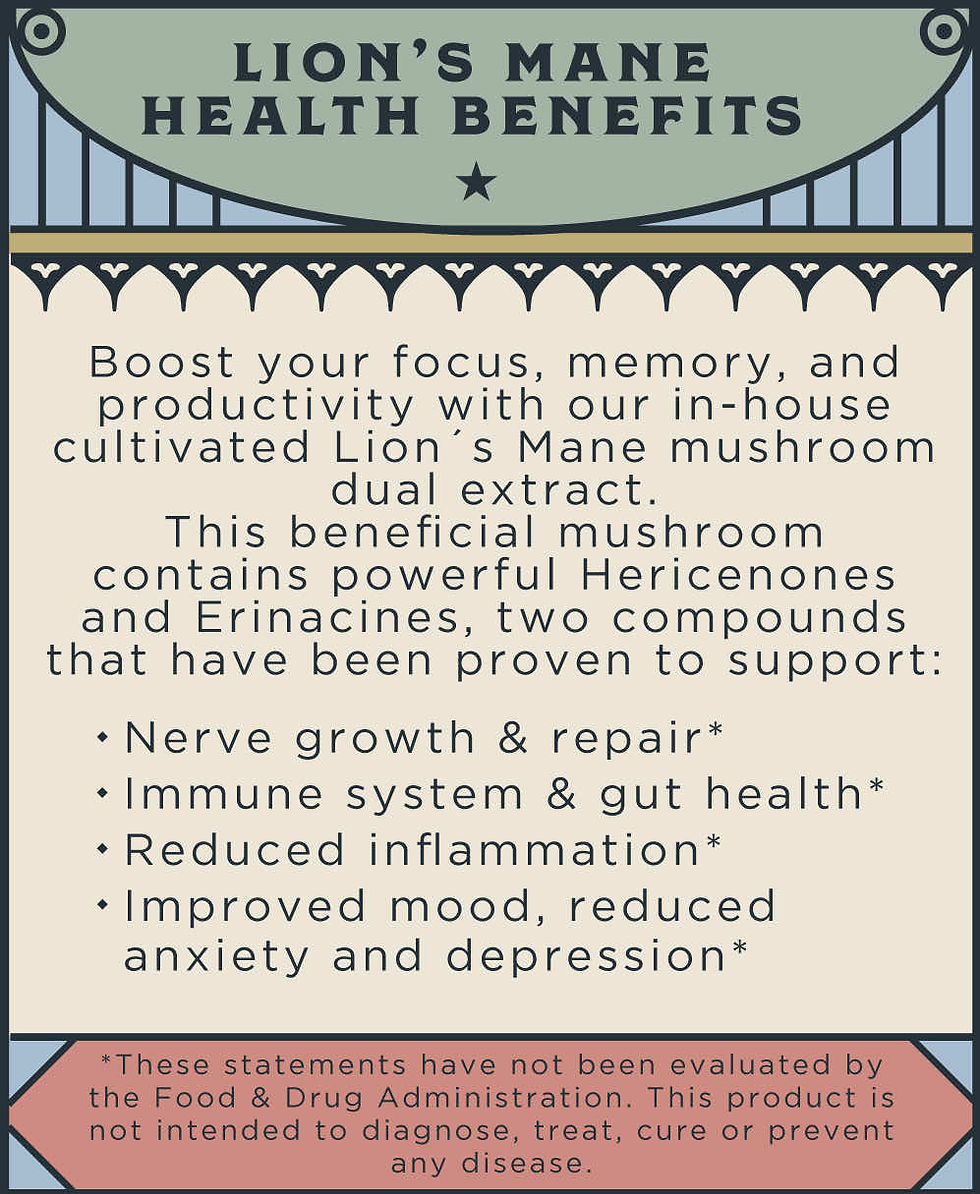 Thumbnail: LIONS MANE MUSHROOM ORGANIC EXTRACT POWDER 4oz