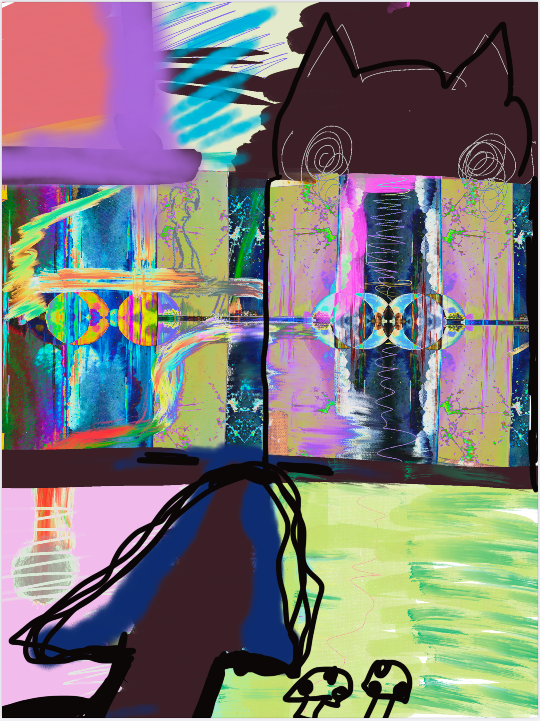 Mushroom Lands Print